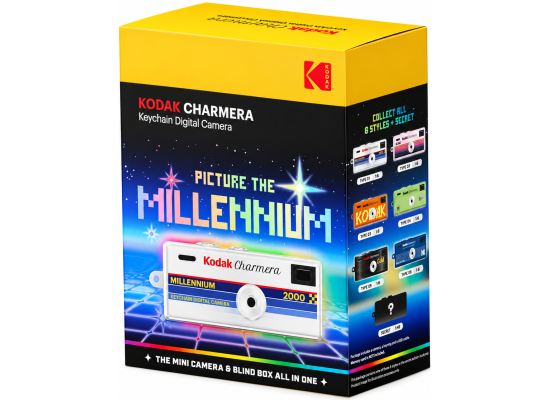 KODAK CHARMERA Keychain Digital Camera Blind Box Millennium Single Box (1PC) Mini Camera For Beginners Teens & Adults