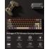 Redragon K752 Wireless Mechanical Keyboard, 60% Gasket Mount Gaming Keyboard with RGB Backlit, Creamy Sound, Tri-Mode 2.4GHz/BT5.0, Hot-Swappable, PBT Keycaps for PC/Mac Gamer