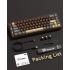 Redragon K752 Wireless Mechanical Keyboard, 60% Gasket Mount Gaming Keyboard with RGB Backlit, Creamy Sound, Tri-Mode 2.4GHz/BT5.0, Hot-Swappable, PBT Keycaps for PC/Mac Gamer
