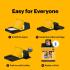 KODAK Dock Era Photo Printer 10 x 15 cm, 4PASS, 8 Sheets | Bluetooth, iPhone & Android, Charge While Printing, Water Resistant, Fingerprint Proof & Fade Resistant