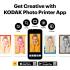 KODAK Dock Era Photo Printer 10 x 15 cm, 4PASS, 8 Sheets | Bluetooth, iPhone & Android, Charge While Printing, Water Resistant, Fingerprint Proof & Fade Resistant