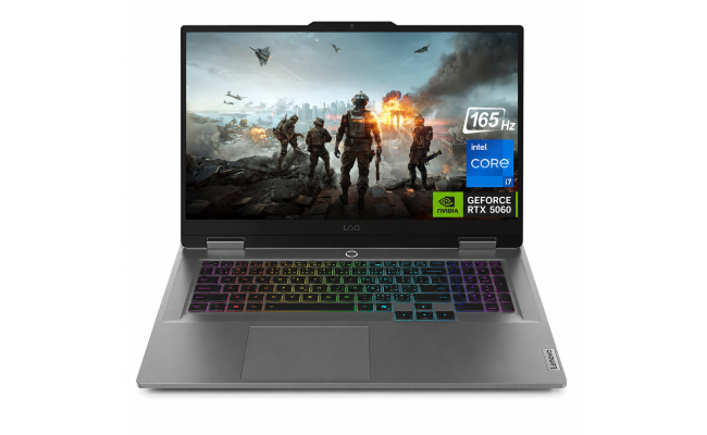 Lenovo LOQ Gaming 17 (2025) 13Gen Intel Core i7 13650HX 14-Cores w/ AI Engine+ LA1 Chip & Nvidia RTX 5050 8GB DDR7 & IPS 165Hz Display - Luna Grey
