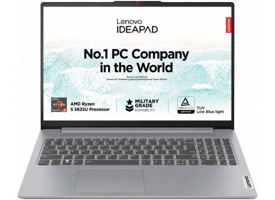 Lenovo IdeaPad Slim 3 15ABR8 (2025) 5Gen AMD Ryzen 5 6-Cores Slim & Powerful Budget-Friendly Laptop , Arctic Grey