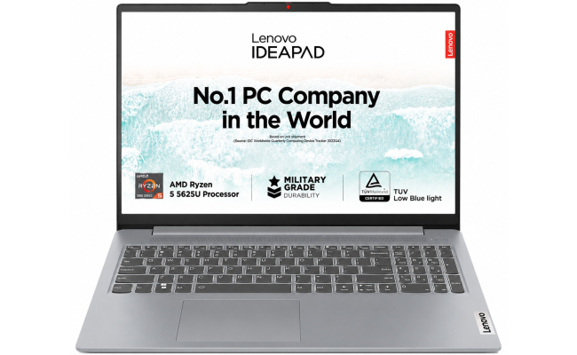 Lenovo IdeaPad Slim 3 15ABR8 (2025) 5Gen AMD Ryzen 5 6-Cores Slim & Powerful Budget-Friendly Laptop , Arctic Grey