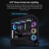 Lian-Li Vector V100R Mid-Tower Computer Case, 4x 120mm Pre-Installed Fan, Up to 360mm Radiator & 7x 120mm Fan Support, 4mm Tempered Glass, Steel & Plastic Materials, Black