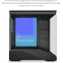 Lian-Li Vector V100R Mid-Tower Computer Case, 4x 120mm Pre-Installed Fan, Up to 360mm Radiator & 7x 120mm Fan Support, 4mm Tempered Glass, Steel & Plastic Materials, Black
