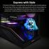 Lian-Li Vector V100R Mid-Tower Computer Case, 4x 120mm Pre-Installed Fan, Up to 360mm Radiator & 7x 120mm Fan Support, 4mm Tempered Glass, Steel & Plastic Materials, Black
