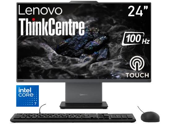 Lenovo ThinkCentre NEO 50a Gen 6 (2025) 24" All-in-One PC Intel® Ultra 7 256V 8-Cores w/ Slim, Smart & Space-Saving Designed & Touch Screen - Luna Grey
