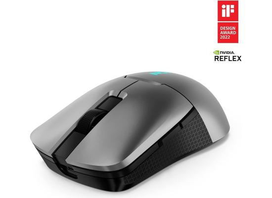 Lenovo Legion M600s Wireless Gaming Mouse, Ultra-lightweight, Up to 70 Hours Battery Life, 19,000 DPI Sensor, 6 Programmable Buttons, Symmetrical Design