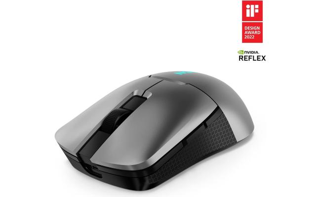 Lenovo Legion M600s Wireless Gaming Mouse, Ultra-lightweight, Up to 70 Hours Battery Life, 19,000 DPI Sensor, 6 Programmable Buttons, Symmetrical Design