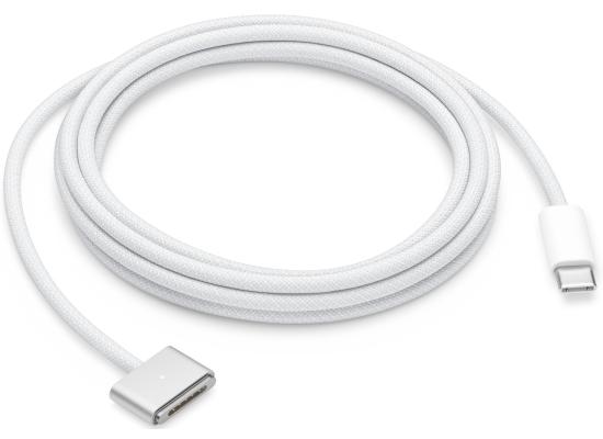 Apple USB-C to MagSafe 3 Cable (2m) Compatible with MacBook Air & MacBook Pro use MagSafe 3 - Silver