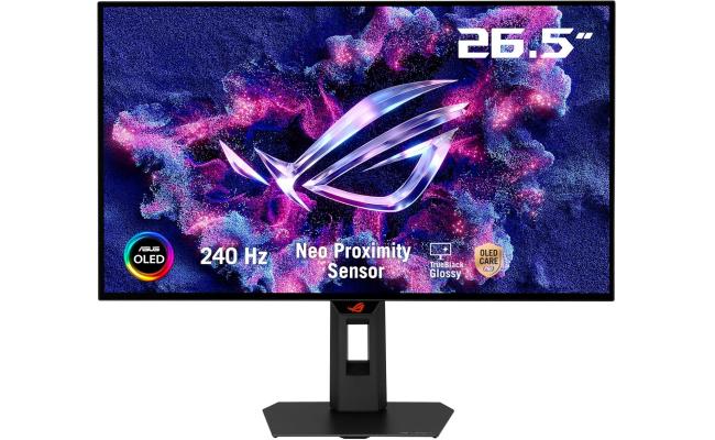 ASUS ROG Strix OLED XG27AQDMGR 27" 2K 1440p OLED , 240 Hz, 0.03 ms, TrueBlack Glossy , Neo Proximity Sensor, ASUS OLED Care Pro, Uniform Brightness, G-SYNC® compatible, 99% DCI-P3, and DisplayWidget Center