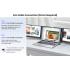 V2COM P7 Pro 15.6" IPS Full HD Triple Screen Extender Portable Monitor for Laptops 13-17.3" Ultra-Slim One Cable USB-C/USB-A Extended Display For macOS Windows Chrome OS Nintendo Switch