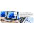 V2COM P7 Pro 15.6" IPS Full HD Triple Screen Extender Portable Monitor for Laptops 13-17.3" Ultra-Slim One Cable USB-C/USB-A Extended Display For macOS Windows Chrome OS Nintendo Switch