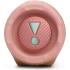JBL Charge 6 - Portable Waterproof & Drop-Proof Bluetooth Speaker, Bold Pro Sound with AI Sound Boost, 28Hrs of Playtime, Built-in power bank & Comes with a Sturdy/Removable Carrying Strap - PINK
