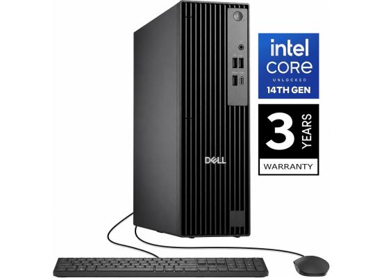 Dell Pro Slim QCS1250 (2025) 14Gen Intel Core i7 14700 vPro 20-Cores Performance & Expandability in a Space-Saving Design w/ 3 Years Warranty - Black