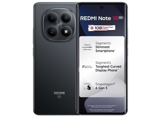 Xiaomi Redmi Note 15 5G – 120Hz AMOLED Display, 108MP OIS Camera, 8GB RAM, 256GB Storage, 5520mAh Battery