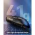 Redragon M617 Ultralight Honeycomb Shell Wired Gaming Mouse, 41g, 10,000 DPI, 6 Programmable Buttons, Drag-Free Paracord, Type-C Gamer Mouse with 2 Side Buttons for PC/Mac/Laptop, Black
