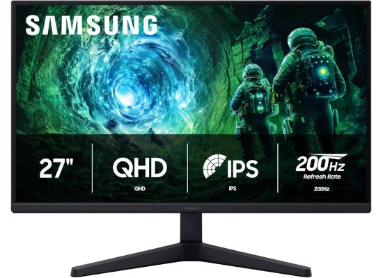 SAMSUNG 27” Odyssey G5 G53F IPS 2K QHD 200Hz Refresh Rate, HDR10, AMD FreeSync™ Premium, Black Equalizer, Auto Source Switch