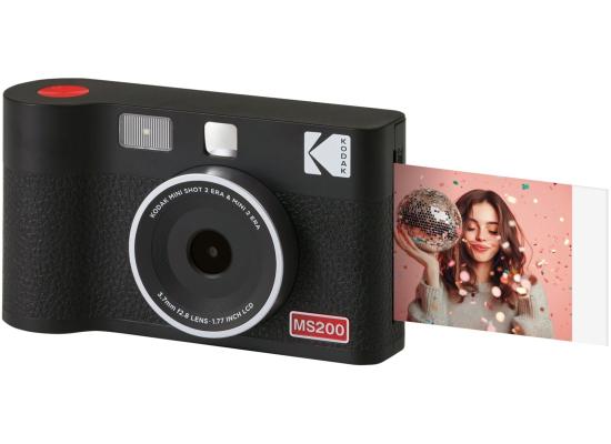 KODAK Mini Shot 2 Era MS200 2-in-1 Instant Camera & Photo Printer – Black