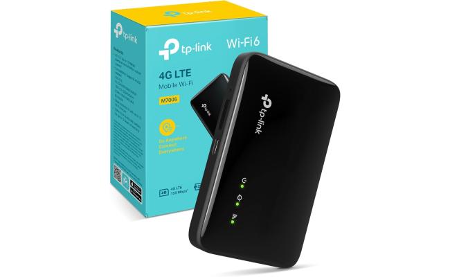 TP-Link M7005 Portable WiFi 6 MiFi, 4G Router with SIM Slot, Mobile Hotspot