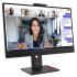 Lenovo ThinkVision T27QD-4v 27" IPS 2K 120Hz Conferencing Monitor Adjustable Stand Built In 5MP IR+RGB Webcam & Speakers & Mic w/ HDMI 2.1, DP, USB C & USB Hub