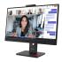 Lenovo ThinkVision T27QD-4v 27" IPS 2K 120Hz Conferencing Monitor Adjustable Stand Built In 5MP IR+RGB Webcam & Speakers & Mic w/ HDMI 2.1, DP, USB C & USB Hub