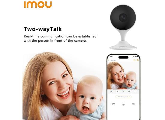 Imou Cue 2C Indoor Surveillance Camera, 1080P, WiFi, Night Vision Baby Monitor / Dog Camera, Noise Sensor, AI Motion Sensor, Cloud/SD Card Slot Max 256G