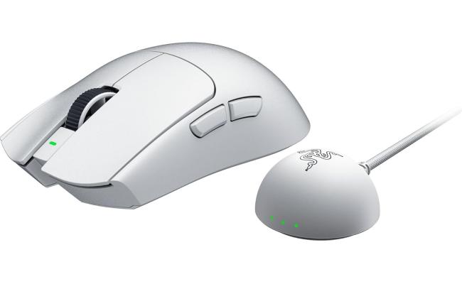 Razer Viper V4 Pro Wireless Esports Gaming Mouse – 50g Ultra Lightweight, Fast & Precise, 50K DPI Optical Sensor, 8K Polling, Gen-4 Optical Switches, Scroll Wheel, USB-C Charging, for PC & Mac – White