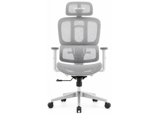 Proove White-collar Ergonomic Office Chair with 3D Armrests – Gray product thumbnail 2