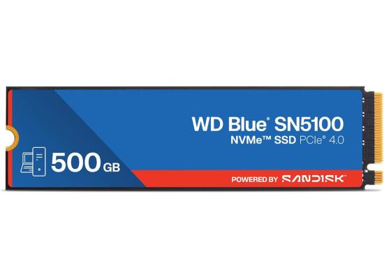 WD Blue SN5100 500GB NVMe Internal SSD - PCIe Gen 4.0, M.2 2280, Up to 6,600 MB/s w/ nCache 4.0 Technology product thumbnail 2