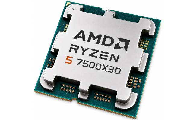 AMD Ryzen 5 7500X3D 6-Core 4.0GHz (4.7 GHz Max Boost) 102MB Cache AM5 Desktop Processor , Tray