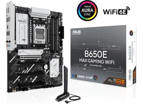 ASUS B650E MAX GAMING WIFI ATX AM5 Motherboard with Wi-Fi 6E & 2.5Gb Ethernet