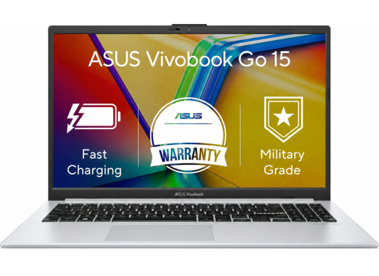 ASUS Vivobook 15 E1504GA (2024) 13th Gen Intel Core i3 8-Cores w/ Fast Charge & Windows 11 Pre-Installed - Cool Silver