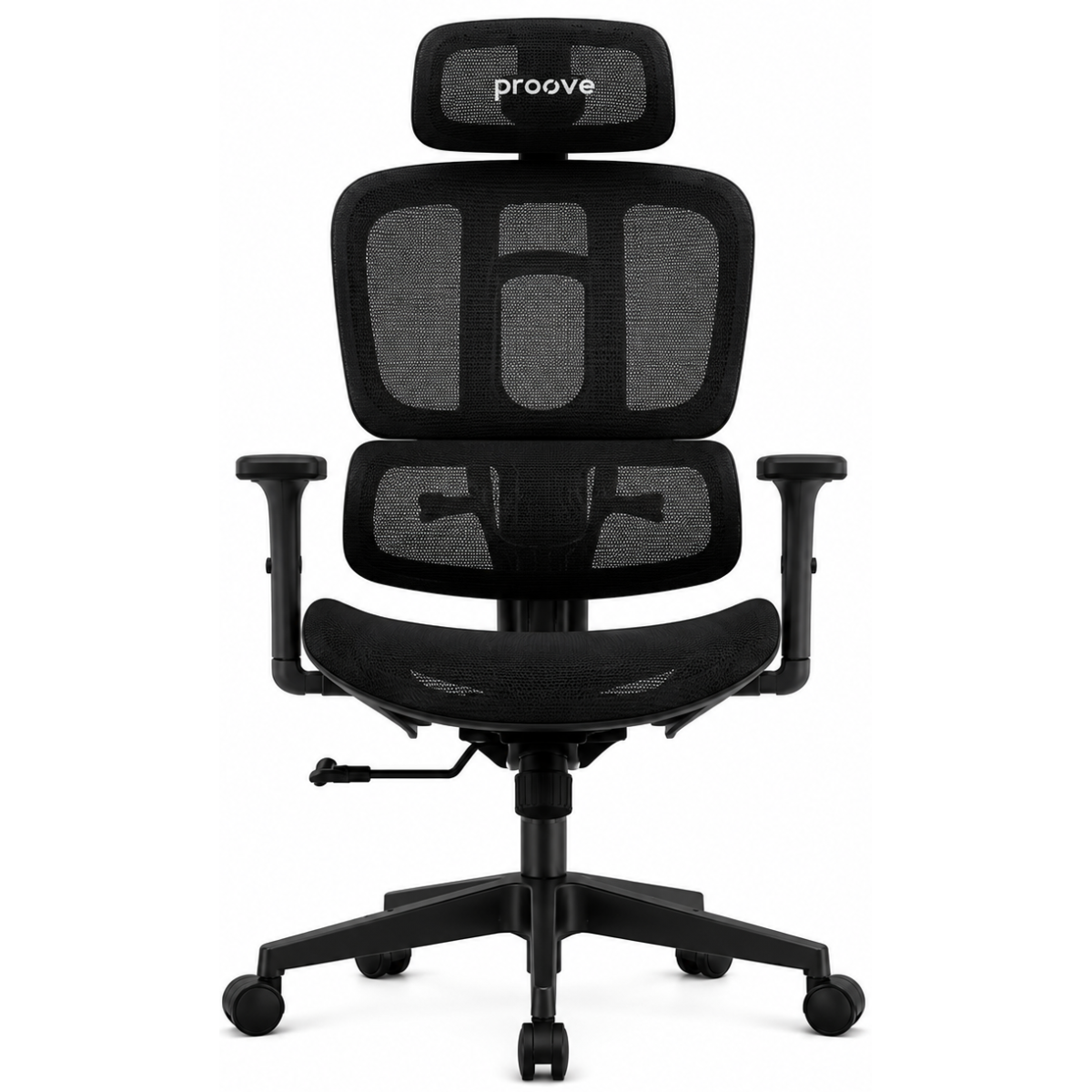Proove White-collar Ergonomic Office Chair with 3D Armrests – Black