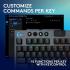 Logitech G915 X Lightspeed TKL Wireless Mechanical Gaming Keyboard, Double-Shot PBT Keycaps, Fully Programmable Keys, RGB Backlit Mac/PC Gaming Keyboards, Aluminum Finish, GL Clicky Switches - Black Color