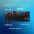 Logitech G915 X Lightspeed TKL Wireless Mechanical Gaming Keyboard, Double-Shot PBT Keycaps, Fully Programmable Keys, RGB Backlit Mac/PC Gaming Keyboards, Aluminum Finish, GL Clicky Switches - Black Color
