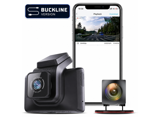 Hikvision AE-DC4328-K5 2-Channel 1440P + 1080P Dash Camera – BUCKLINE