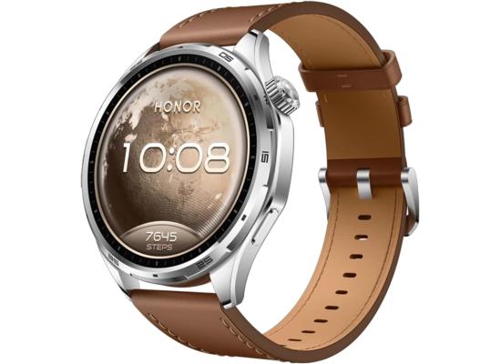 HONOR Watch 6 Smart Watch, 1.46" AMOLED 3000 nits Fitness Tracker, 35 Days Battery Life, 5ATM IP69 Water Resistant, Football & Badminton Sports Modes, All-day Health Monitoring (Brown)