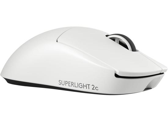 Logitech G PRO X Superlight 2c Wireless Gaming Mouse, 51 g pro-Grade Compact Mouse with 5 programmable Buttons, USB-C Charging, 44K DPI Sensor, up to 8 kHz Polling for PC/Mac - White product thumbnail 2