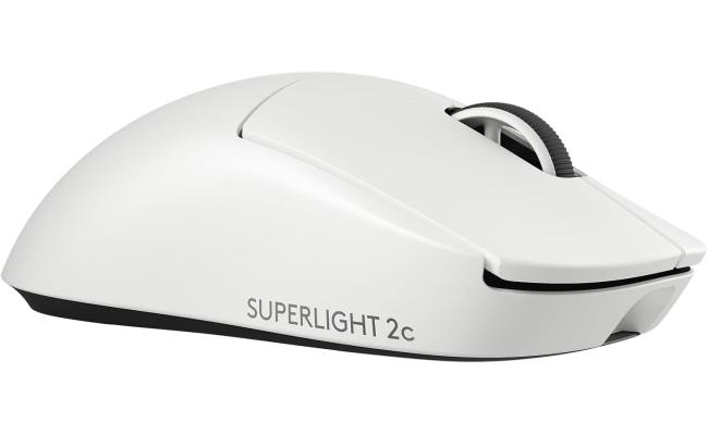 Logitech G PRO X Superlight 2c Wireless Gaming Mouse, 51 g pro-Grade Compact Mouse with 5 programmable Buttons, USB-C Charging, 44K DPI Sensor, up to 8 kHz Polling for PC/Mac - White