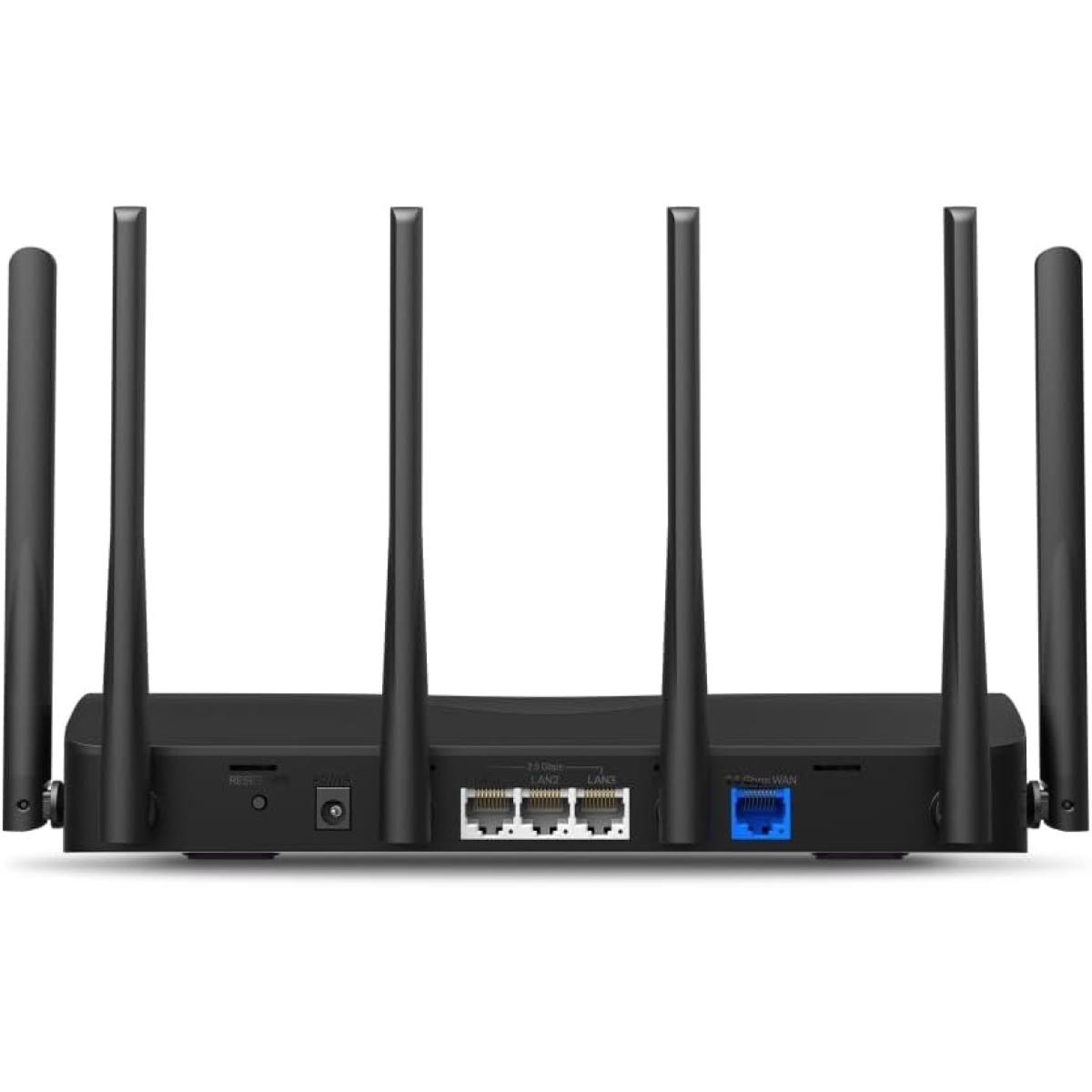 MERCUSYS MR47BE BE9300Mbps Tri-Band Wi-Fi 7 Router, 4x 2.5G LAN/WAN Ports, Blazing-Fast 9.3Gbps WiFi Router, EasyMesh-Compatible MERCUSYS MR47BE BE9300Mbps Tri-Band Wi-Fi 7 Router, 4x 2.5G LAN/WAN Ports, Blazing-Fast 9.3Gbps WiFi Router, EasyMesh-Compatible