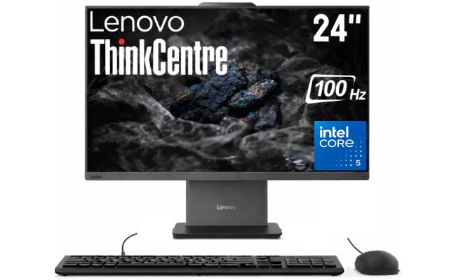 Lenovo ThinkCentre NEO 50a Gen 6 (2025) 24" All-in-One PC Intel® Core 5 210H 10-Cores w/ High-Performance Processor NONE Touch Screen - Luna Grey