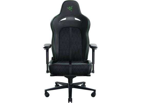 Razer Enki Pro Premium Gaming Chair with Alcantara Leather, Built-In Lumbar Arch, Dual-Density Cushioned Backrest, Reactive Seat Tilt & Up To 152 Recline, Black / Green product thumbnail 2