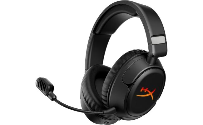 HyperX Cloud Flight 2 – Wireless Gaming Headset, Customizable RGB Lighting with Removable Earcup Plates, up to 100 Hours of Battery Life, 2.4GHz & Bluetooth, Multi-Platform Compatibility - Black