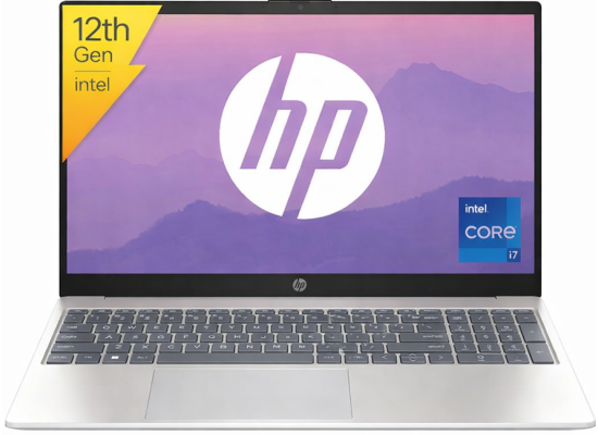 HP Laptop 15-fd0458nia (2024) NEW 12th Gen Intel Core i7 10-Cores Slim Design w/ Backlit Keyboard (Customized) - Silver product thumbnail 2