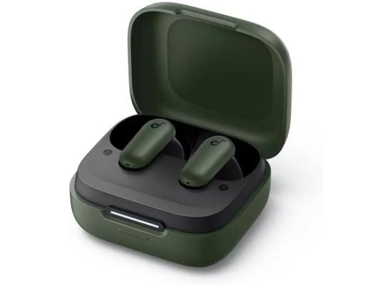 Anker Soundcore R50i NC Earbuds, Strong and Smart Noise Cancelling, Powerful Bass, 45H Playtime, 2-in-1 Case and Phone Stand, IP54, Wireless Earbuds, Bluetooth 5.4 - Green