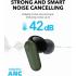 Anker Soundcore R50i NC Earbuds, Strong and Smart Noise Cancelling, Powerful Bass, 45H Playtime, 2-in-1 Case and Phone Stand, IP54, Wireless Earbuds, Bluetooth 5.4 - Green