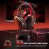 Redragon H541 Wired Gaming Headset with Mic, 53mm Drivers RGB Light Gaming Headphones, 3D Stereo Sound, Soft Memory Earmuffs & Artificial Leather Design for PC, PS4/5, Switch, Xbox. Black