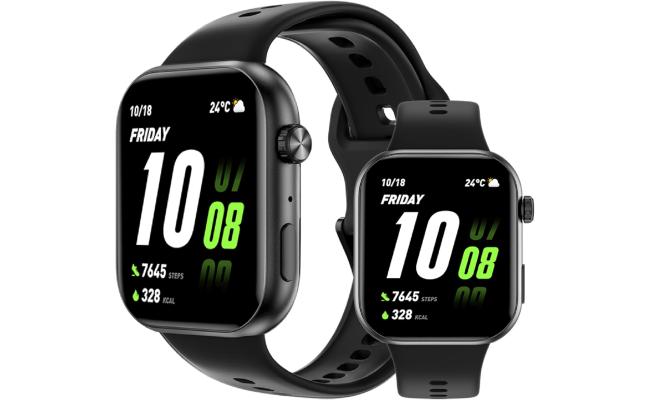 HONOR Choice Watch 2i Smartwatch, 1.85″ AMOLED Display, 14-Day Battery, Bluetooth Calling, Heart Rate & SpO₂ Monitoring, 109 Sports Modes, IP68 Water-Resistant, Android & iOS, Black